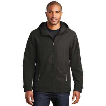 M-J7710 Men's Port Authority Northwest Slicker Rain Jacket - Black | RRCU