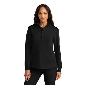 L-LK210 LADIES PORT AUTHORITY WEAREVER SIGNATURE DOUBLE PIQUE 1/4