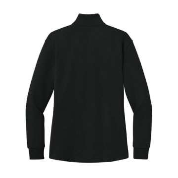 cityshop PE WASH PULLOVER ブラック L-LK210 LADIES PORT AUTHORITY WEAREVER SIGNATURE DOUBLE PIQUE 1/4